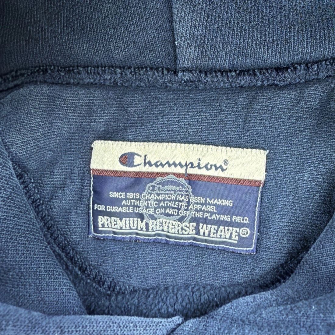Vintage Hermantown Hockey Champion Reverse Weave Sweatshirt Hoodie Size Large