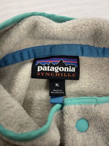 Vintage Patagonia Synchilla Snap T Fleece Jacket Womens Size XL