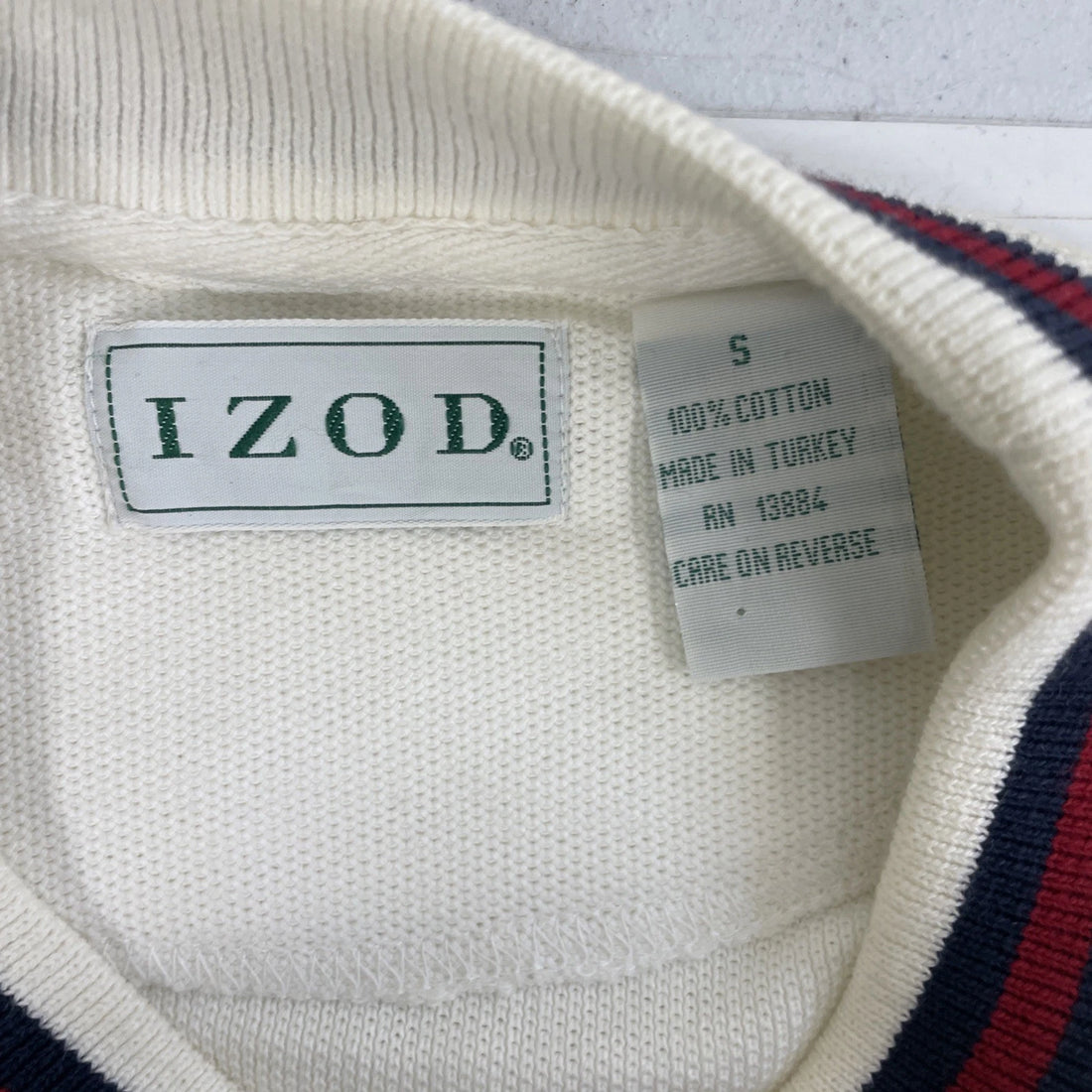 Vintage Izod Tennis Match Crewneck Sweatshirt Size Small