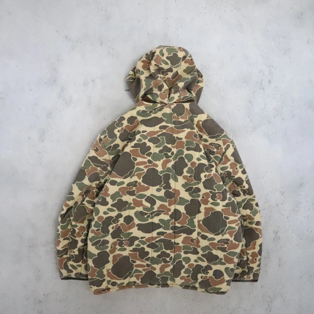 Vintage Duck Camo Hunting Parka Coat Jacket Size 2XL Reversible