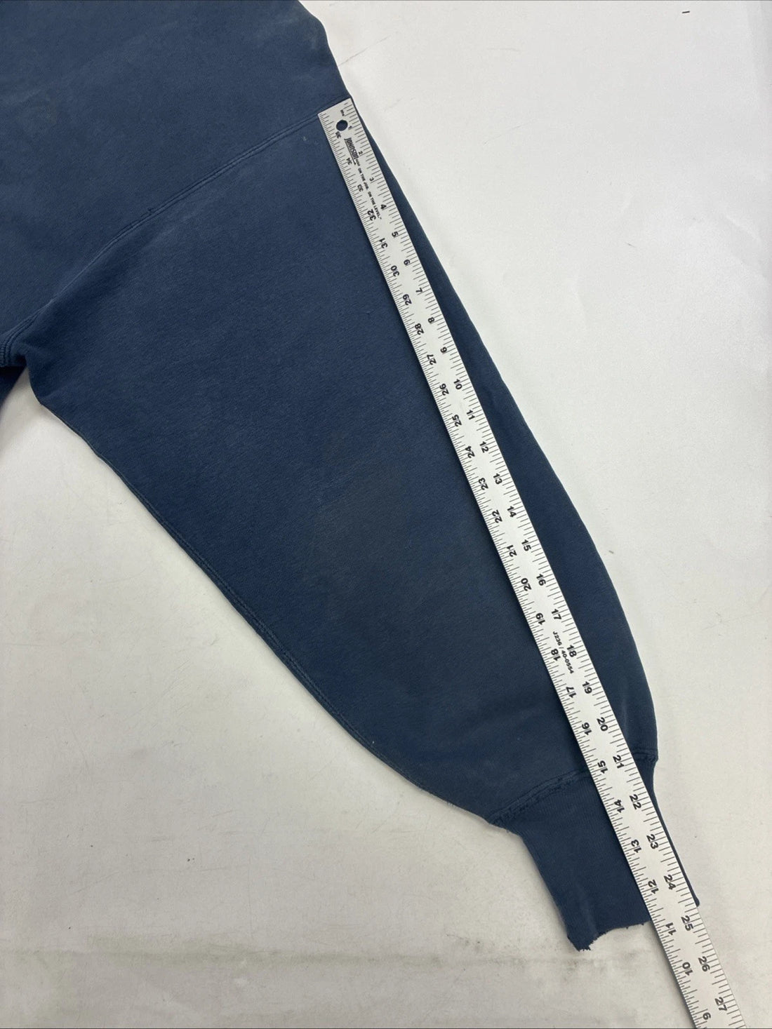Vintage Champion Reverse Weave Spell Out Sweatshirt Size XL Blue 90s
