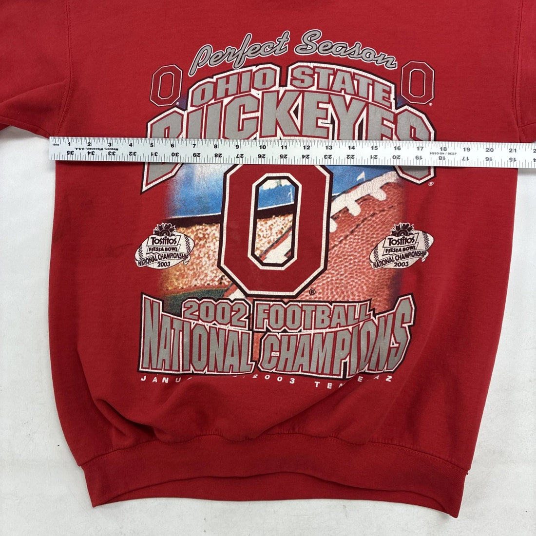 Vintage Ohio State Buckeyes Football National Champs Sweatshirt Medium 2002 NCAA