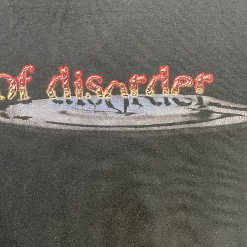 Vintage Visions of Disorder From Bliss to Devastation T-Shirt XL Band Tee 2001