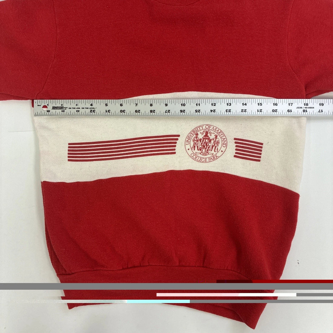 Vintage University Of Maryland College Park Crewneck Sweatshirt Size Small