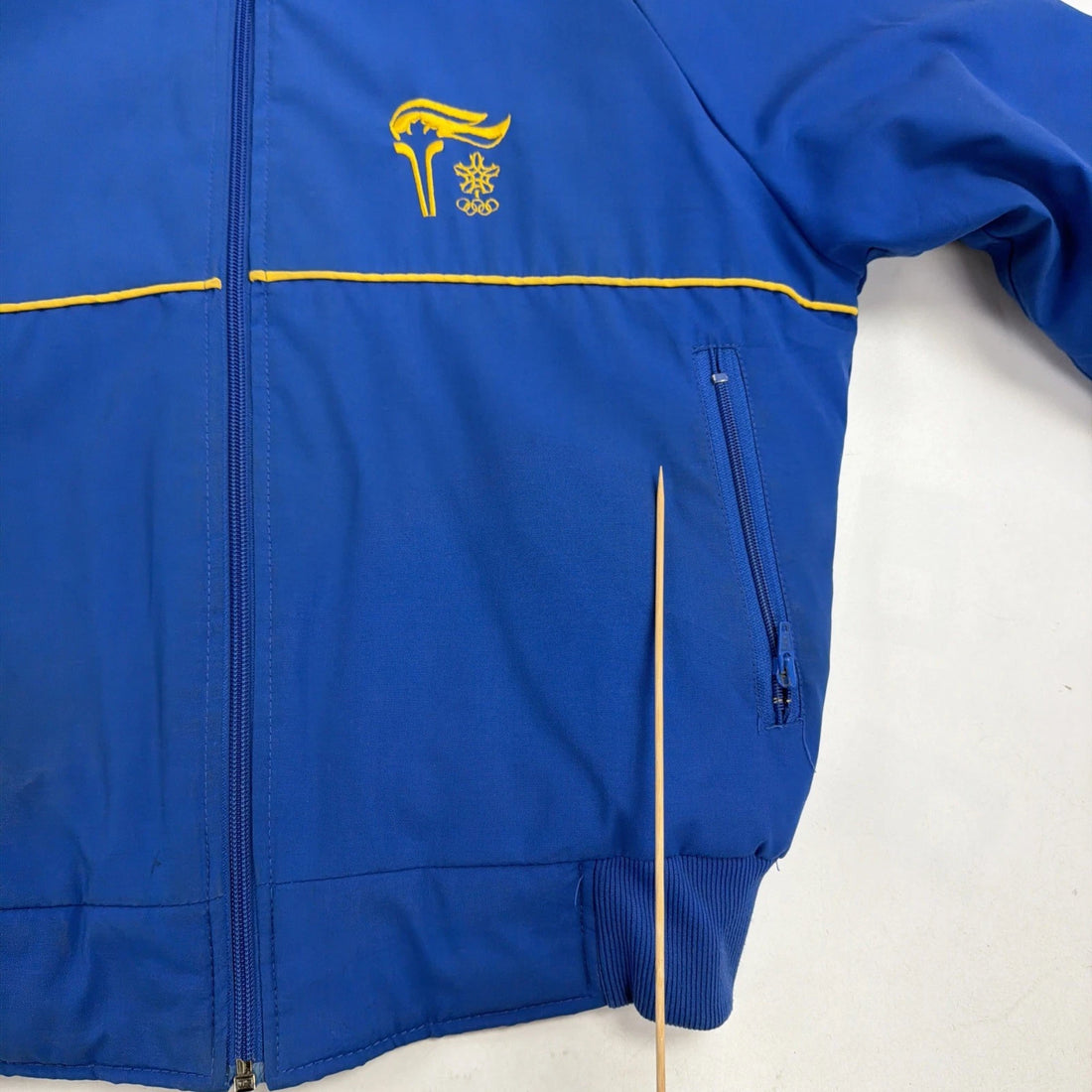 Vintage Calgary 1988 Winter Olympics Bomber Jacket Size XS 80s