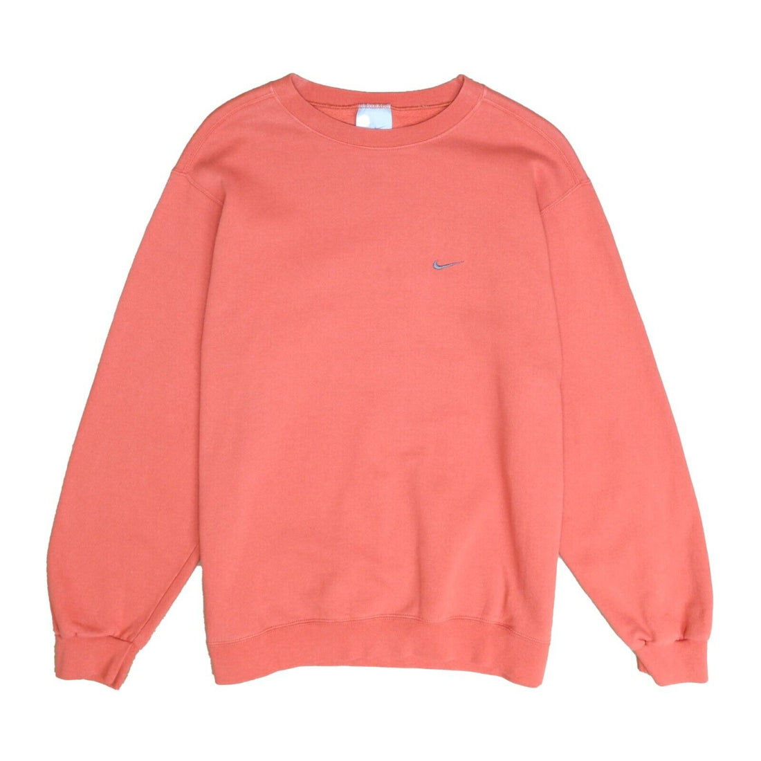 Vintage Nike Sweatshirt Crewneck Size Medium Orange Embroidered Swoosh