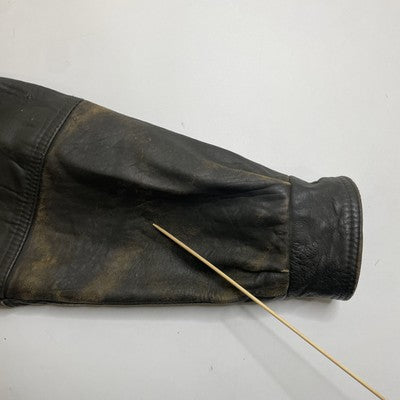 Vintage Anneta Price Lambskin Leather Bomber Jacket Size Medium