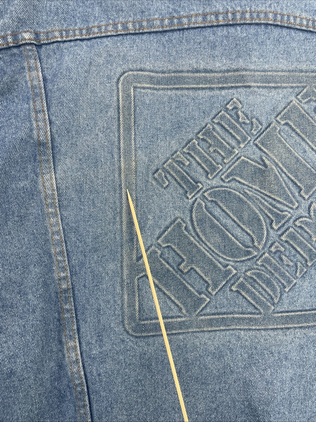 Vintage Home Depot Denim Trucker Jacket Size Large