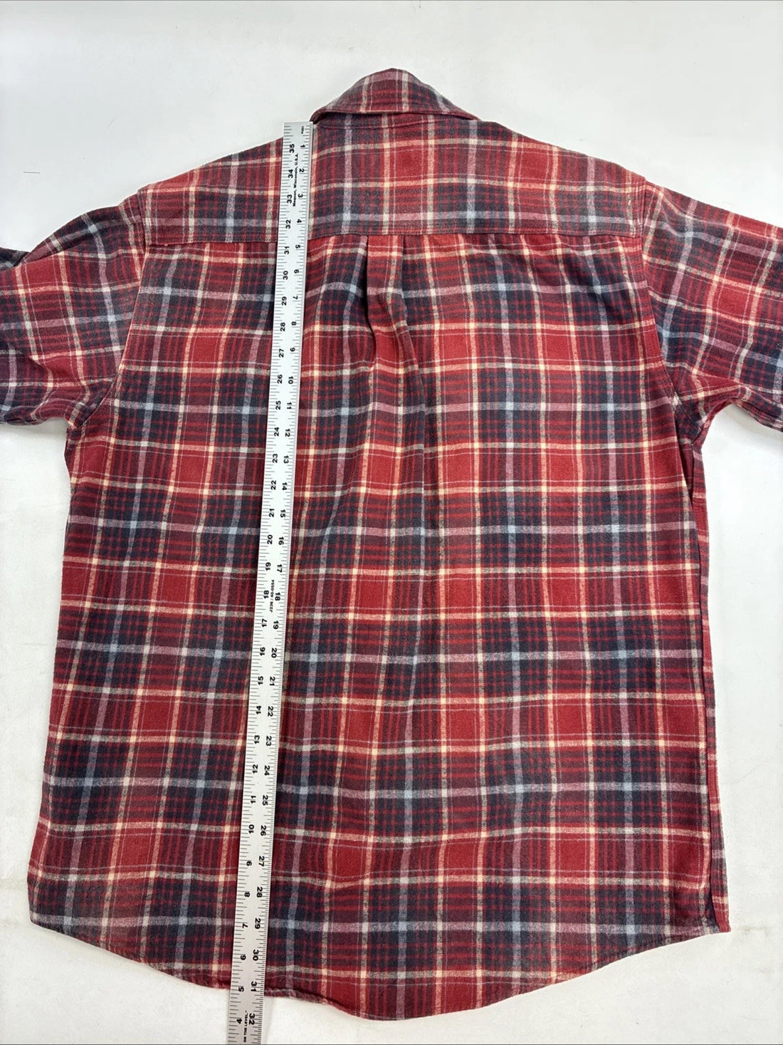 Carhartt Button Up Shirt Size Large Red Plaid