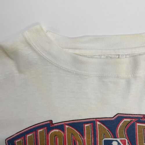 Vintage Toronto Blue Jays Atlanta Braves World Series T-Shirt XL 1992 90s MLB