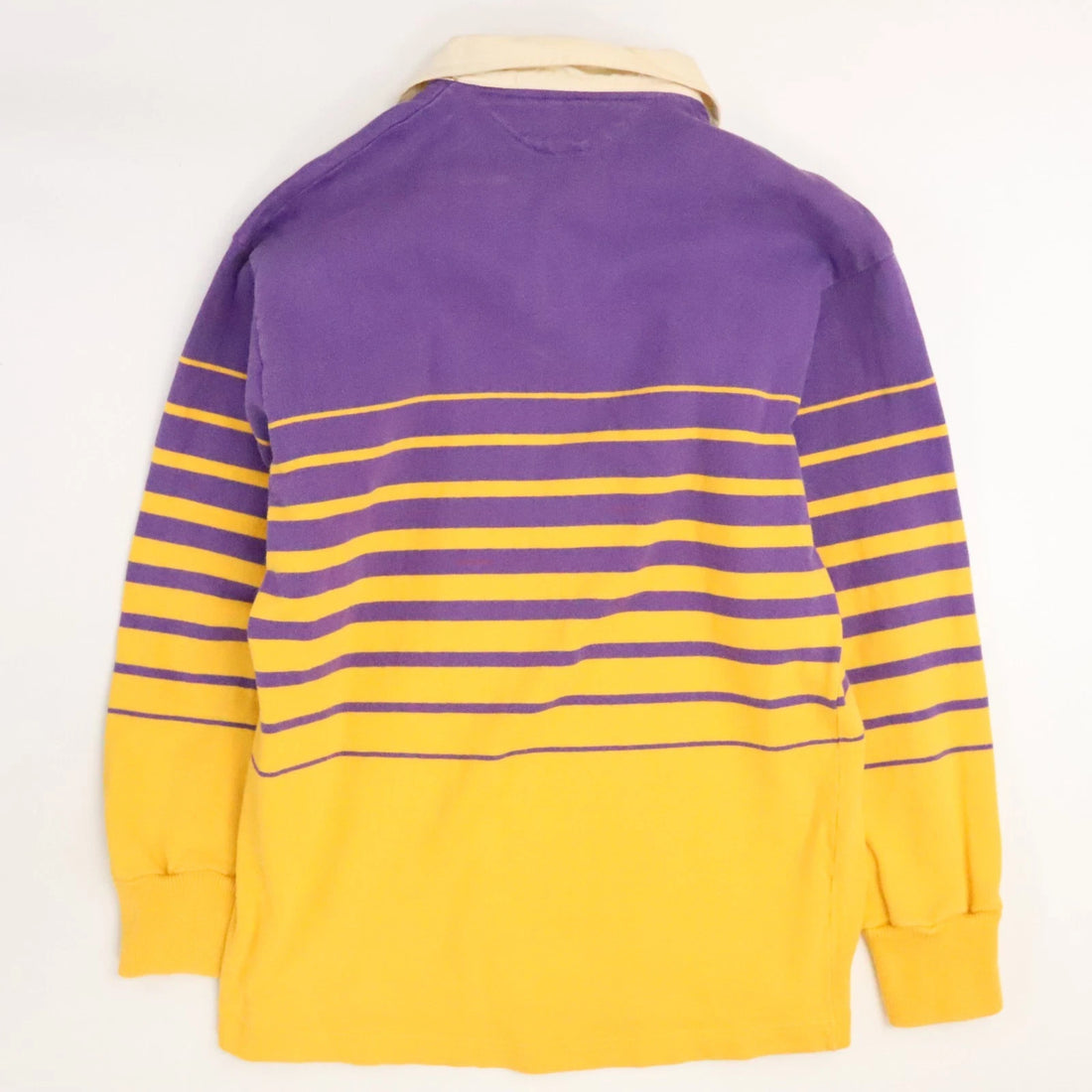Vintage Wilfrid Laurier University Rugby Shirt Size Medium Striped