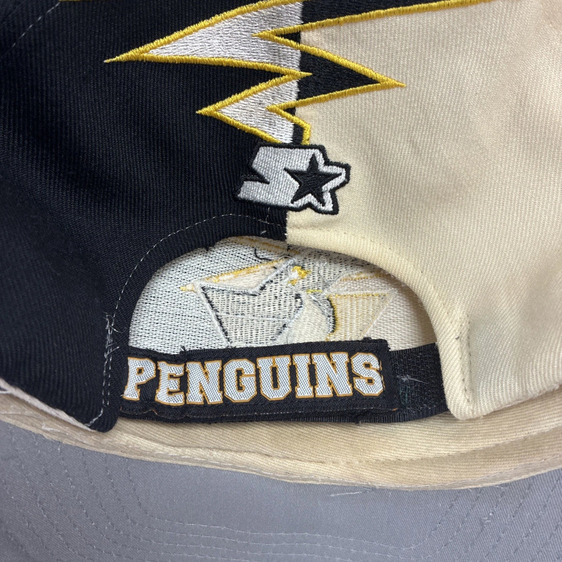 Vintage Pittsburgh Penguins Wool Shockwave Starter Hat OSFA NHL