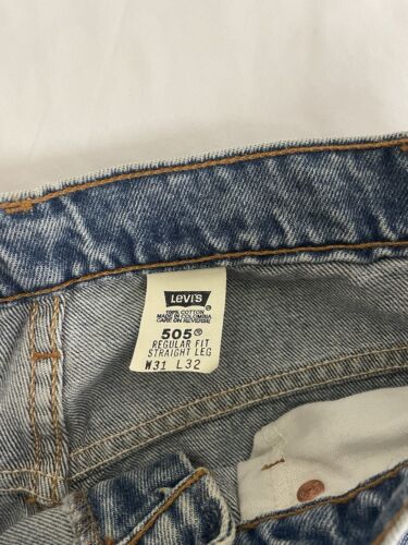 Vintage Levi Strauss & Co 505 Denim Jeans Size 31 X 32 00505-4891