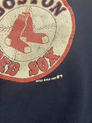 Vintage Boston Red Sox Crewneck Sweatshirt Size XL 1989 80s MLB