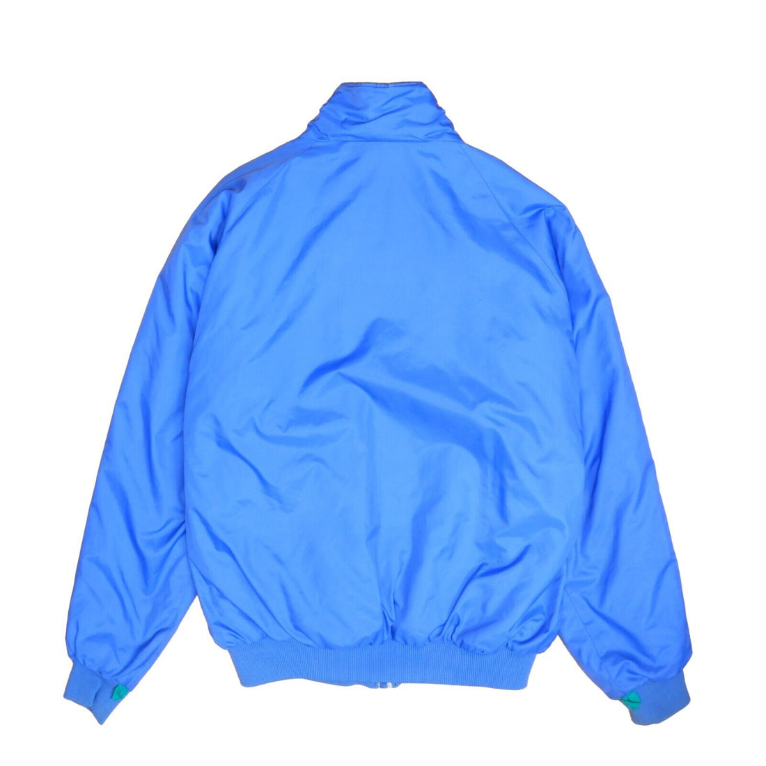 Vintage Columbia Reversible Bomber Jacket Size Small Teal Blue