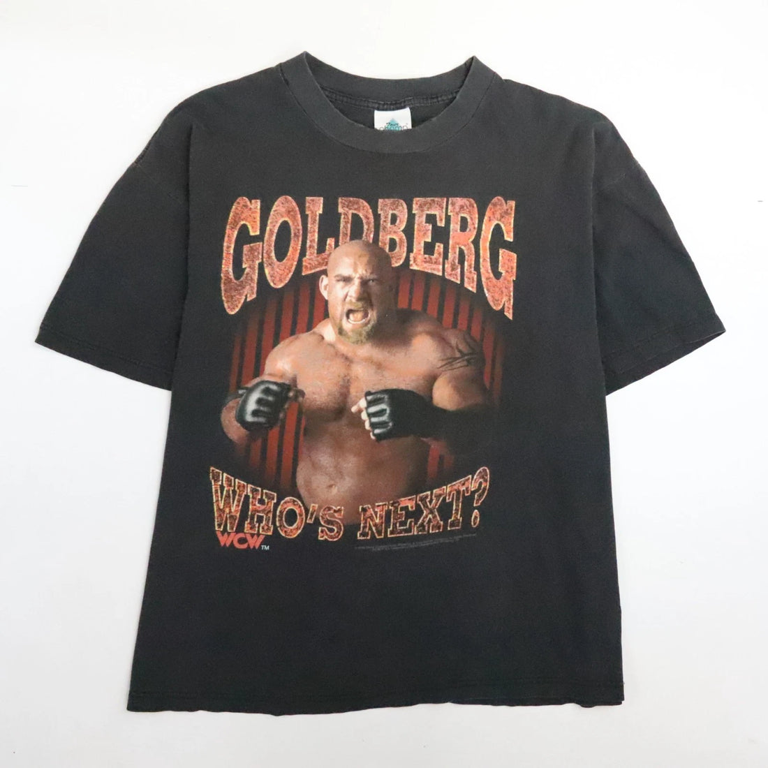 Vintage Goldberg Who's Next Wrestling T-Shirt Size XL 90s WCW