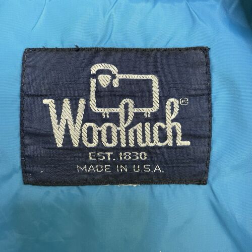 Vintage Woolrich Puffer Coat Jacket Size XL Purple Insulated