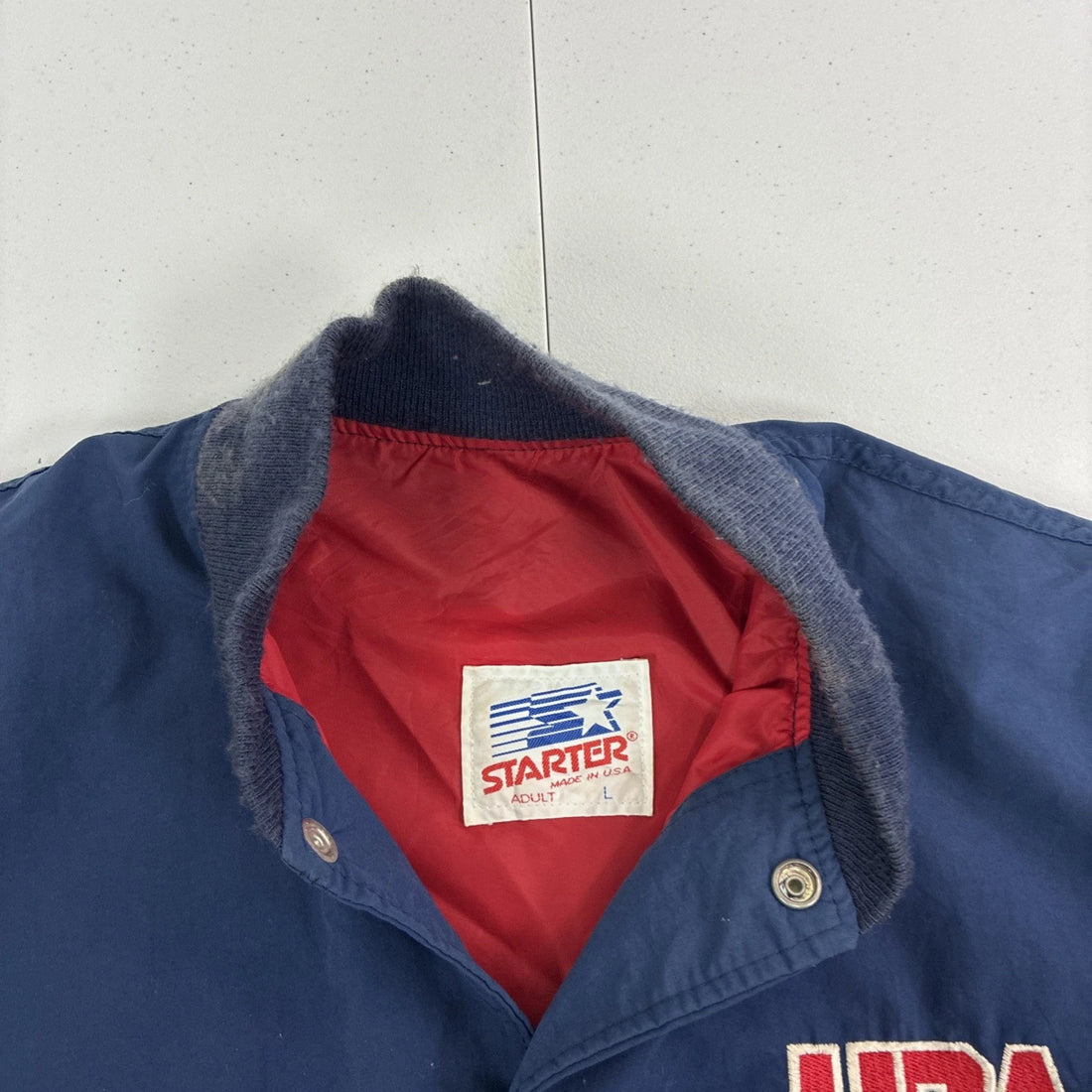 Vintage USA Basketball Olympics Starter Jacket Size Large