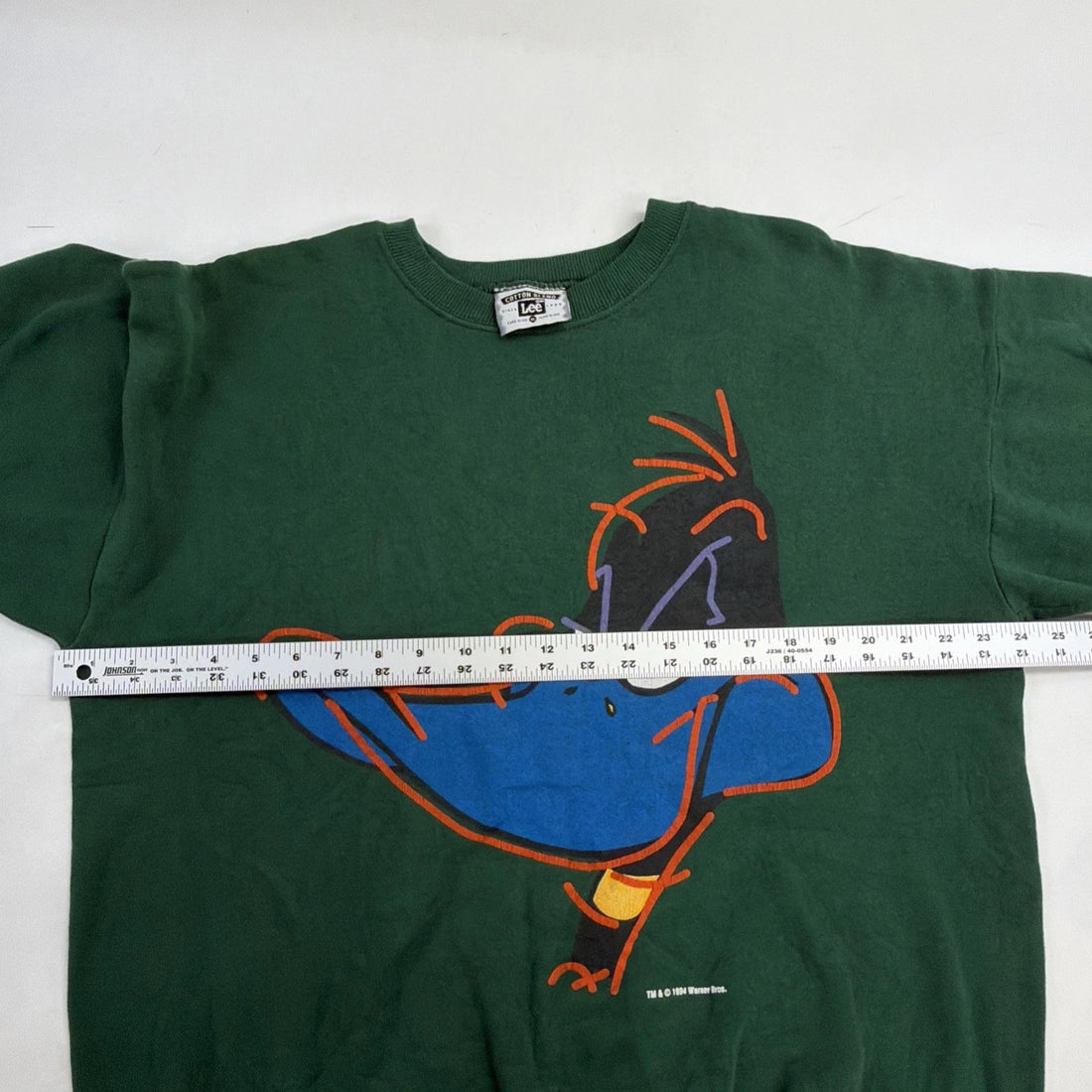 Vintage Daffy Duck Crewneck Sweatshirt Size XL Double Sided 90s