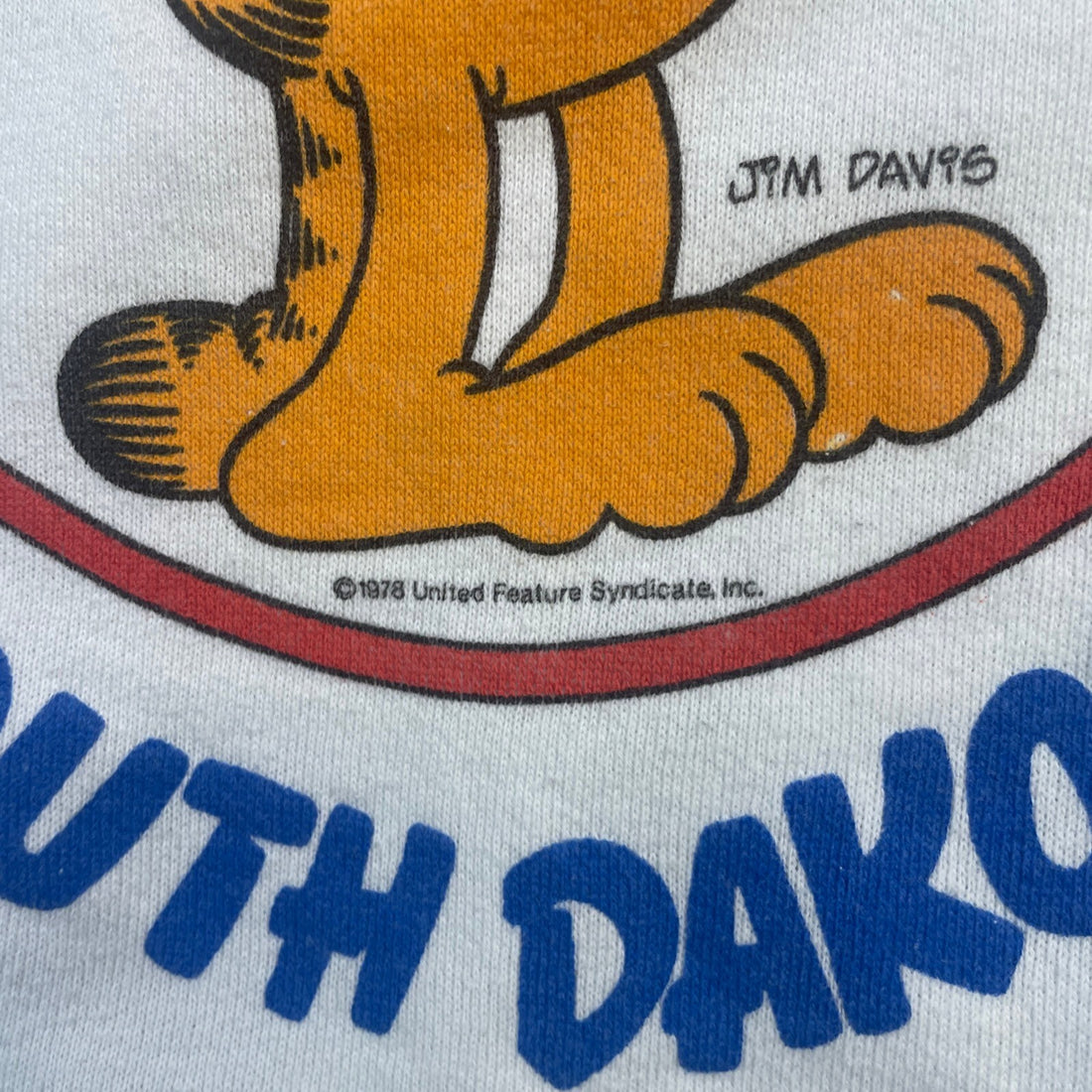 Vintage Garfield Another Day In South Dakota Crewneck Sweatshirt Size Small