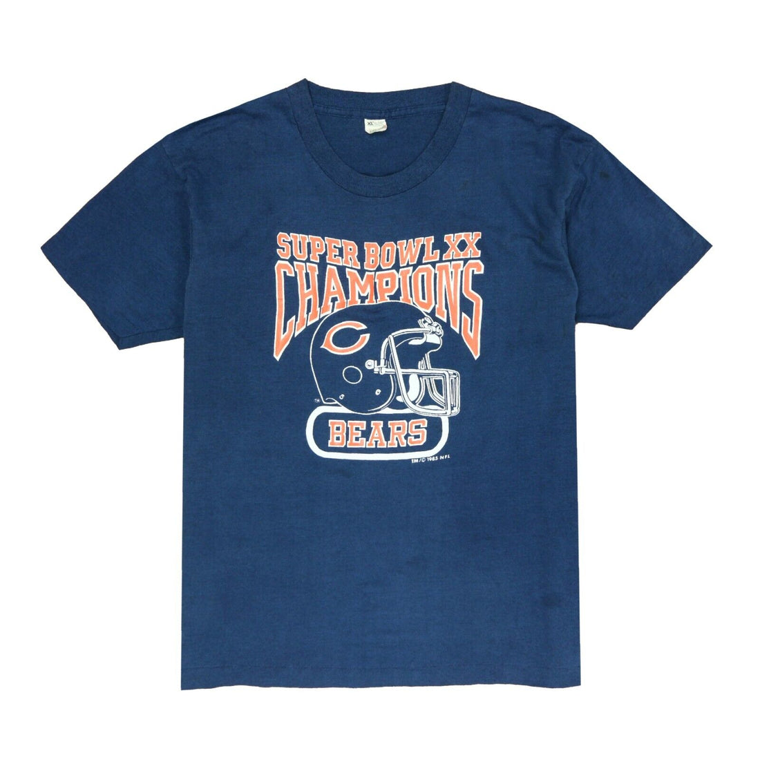 1985 Chicago Bears Super Bowl Champions Vintage T Shirt 