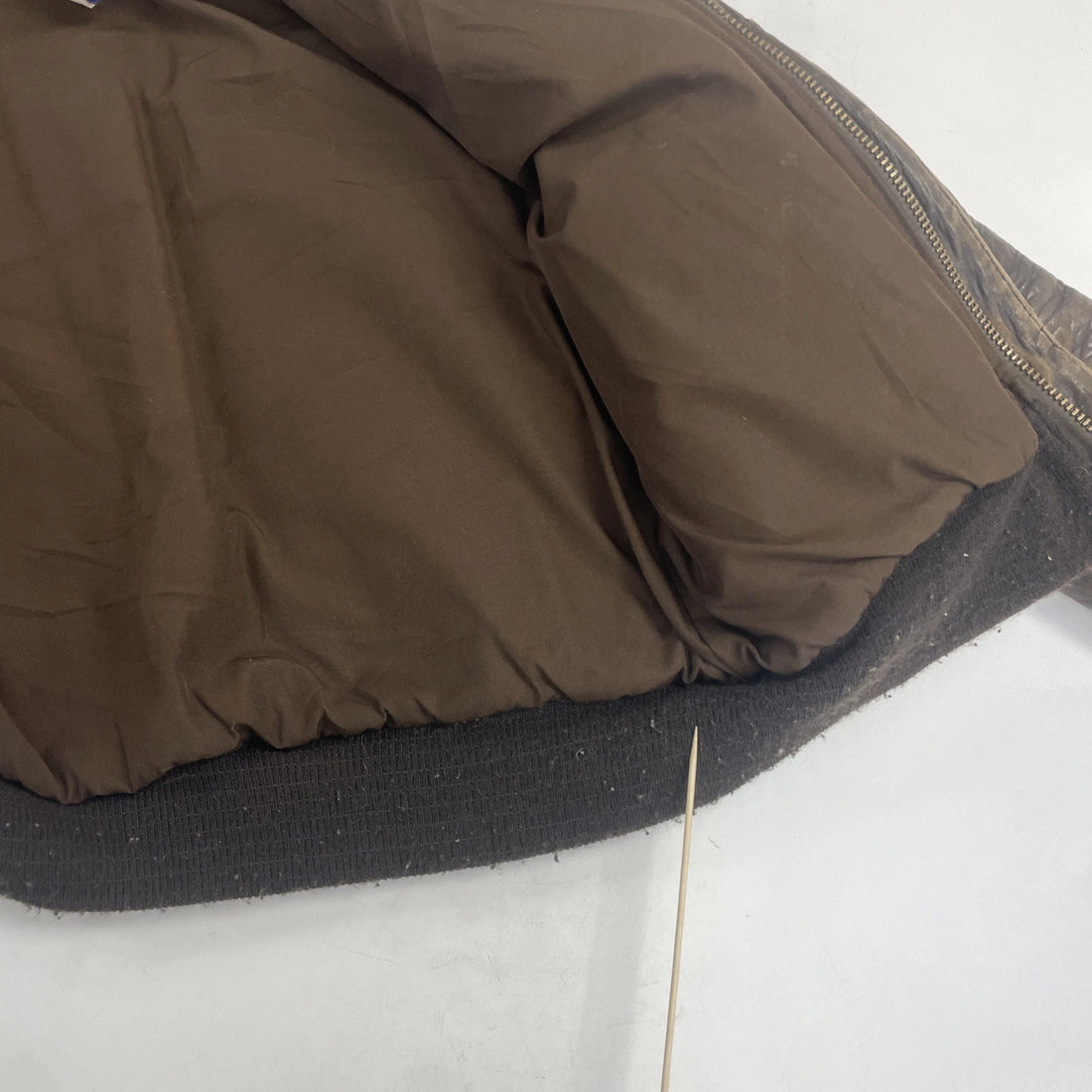 Vintage Schott NYC Leather Bomber Jacket Size 44 Brown