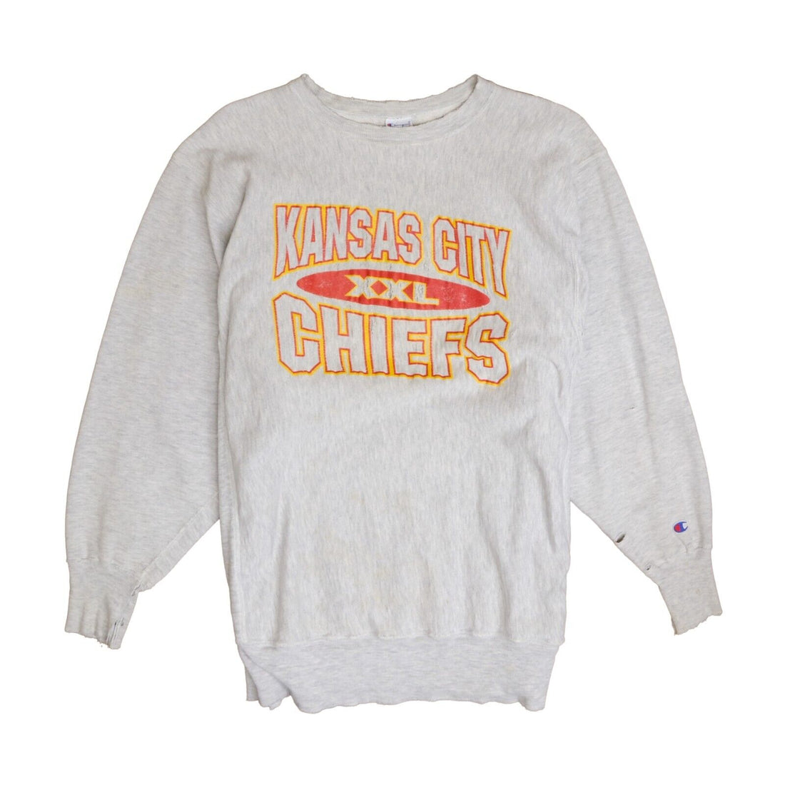 Vintage Kansas City Chiefs Champion Reverse Weave Sweatshirt Size 2XL 90s NFL
