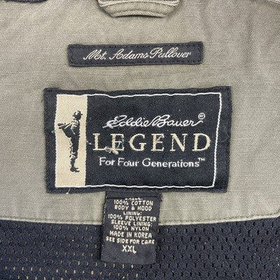 Vintage Eddie Bauer Legend Mt Adams Pullover Coat Jacket Size 2XL Beige