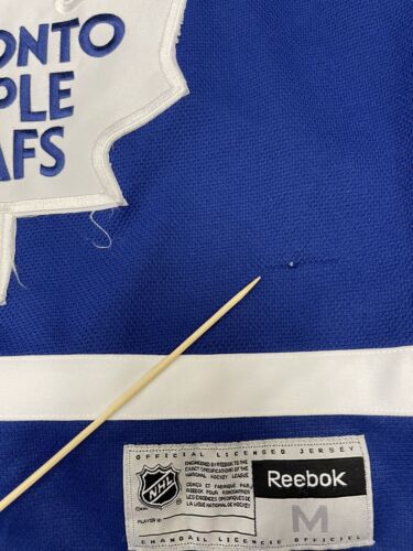 Toronto Maple Leafs Reebok Hockey Jersey Size Medium Blue Lace Up NHL