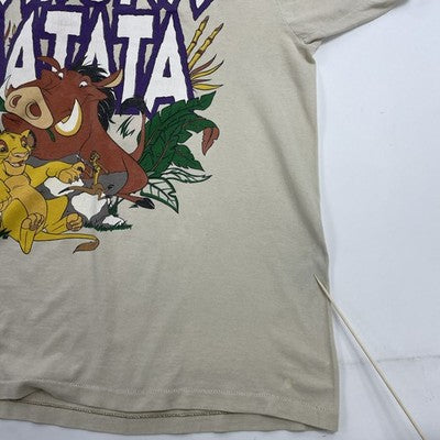 Vintage The Lion King Hakuna Matata Disney T-Shirt Size Large/XL 90s