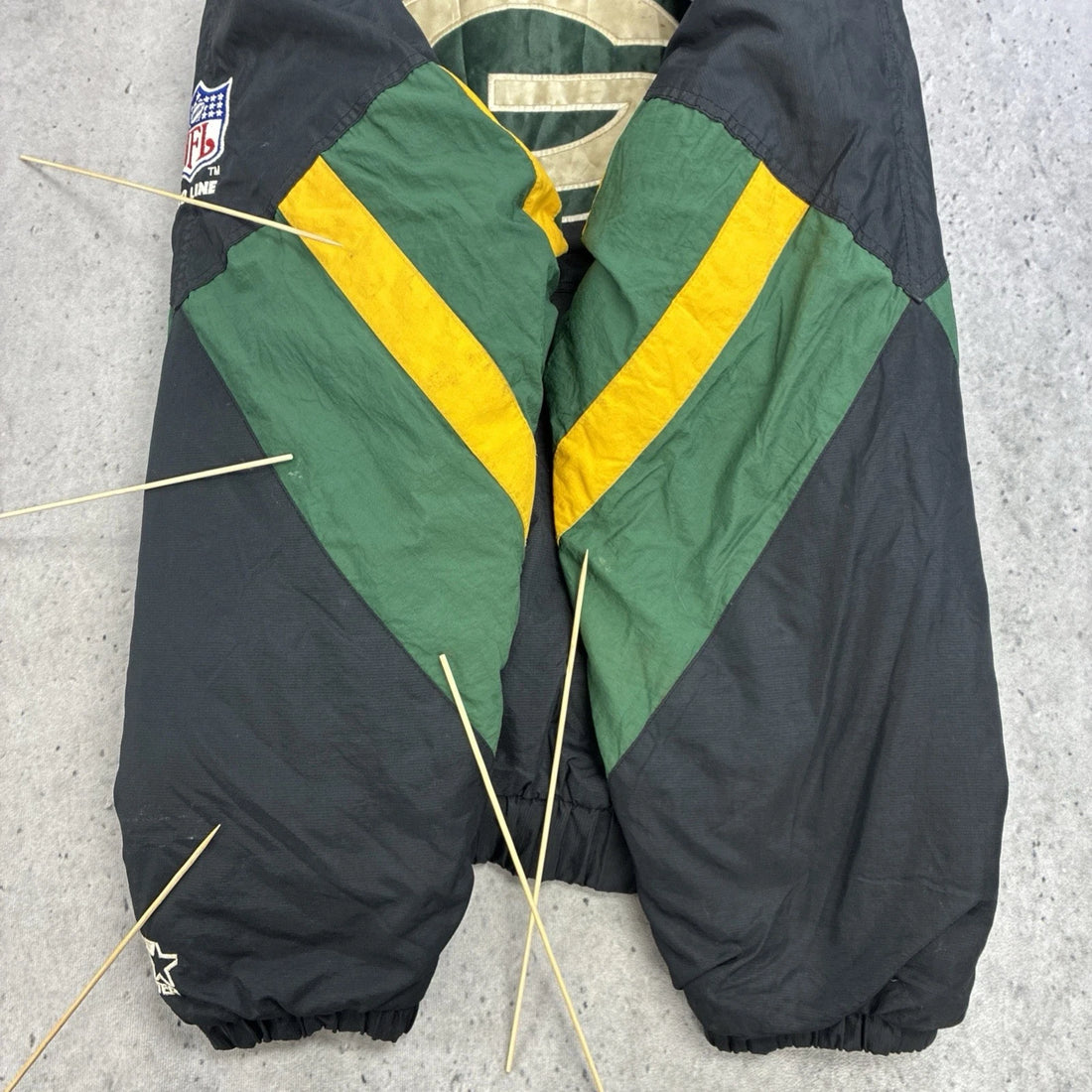 Vintage Green Bay Packers Starter Puffer Jacket Size XL NFL