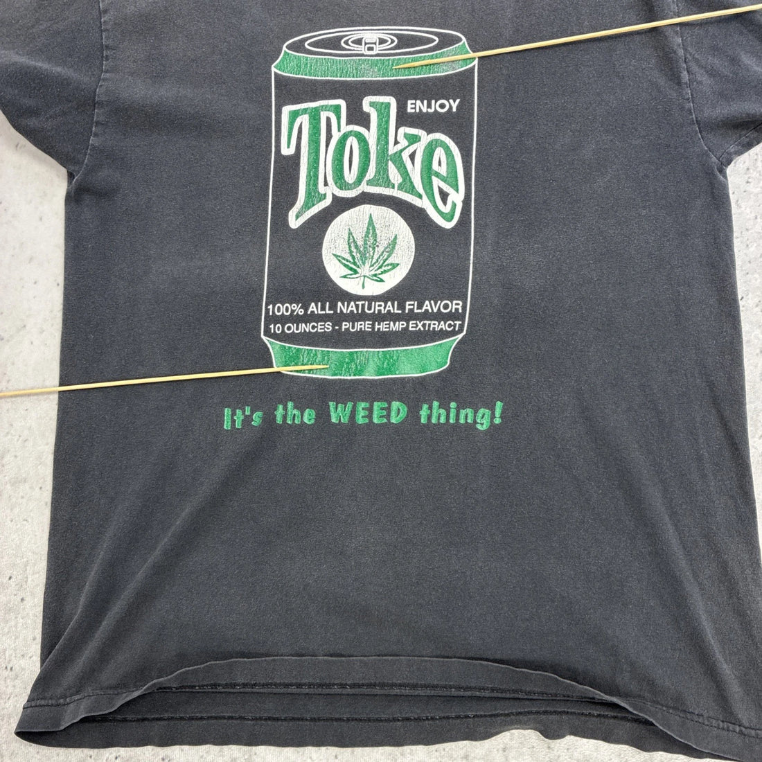 Vintage Blunt Toke Weed T-Shirt Size XL