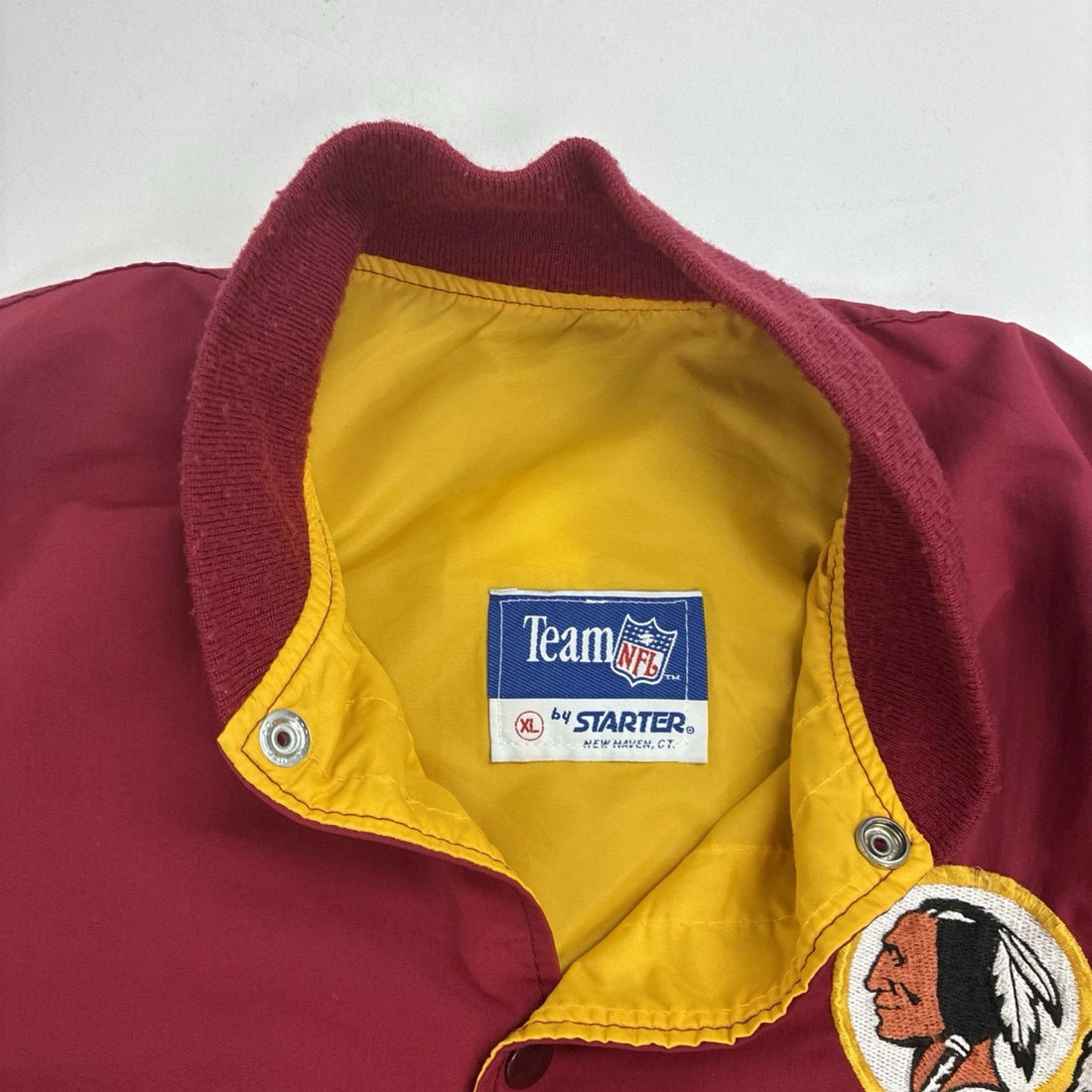 Vintage Washington Redskins Starter Bomber Light Jacket Size XL NFL