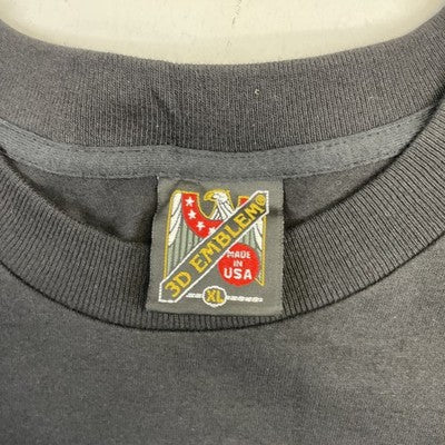 Vintage American By Birth Marine By Choice 3D Emblem T-Shirt Size XL 1992 90s
