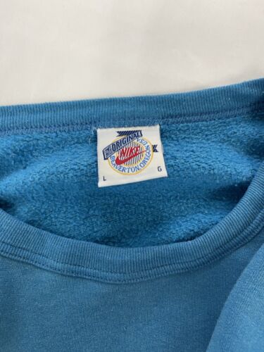 Vintage Nike Spell Out Crewneck Sweatshirt Size Large Beaverton 80s