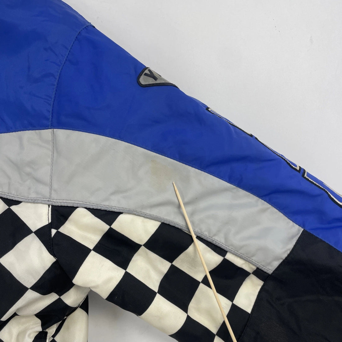 Vintage Yamaha Snowmobile Racing Jacket Size XL Insulated Blue