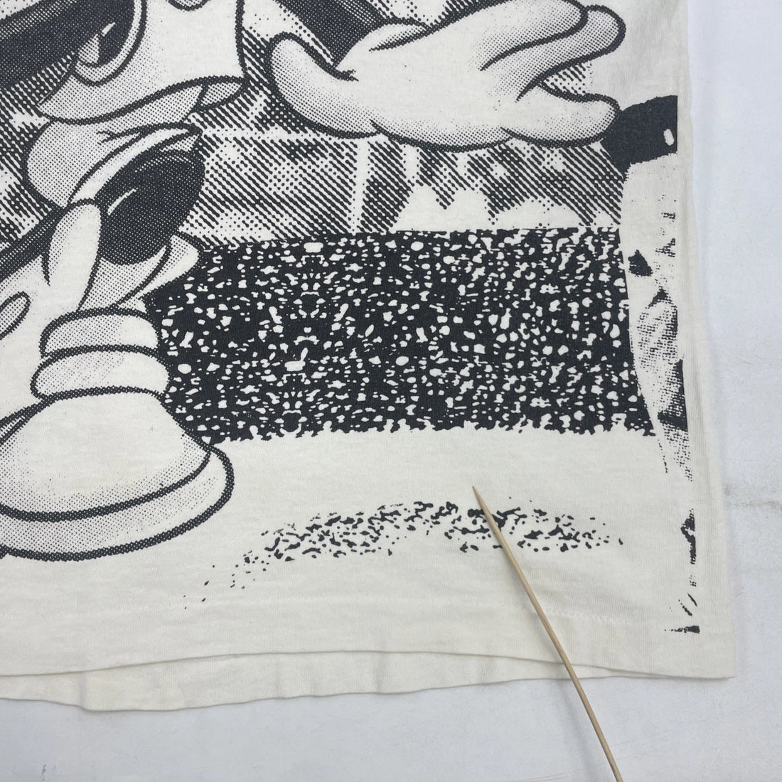 Vintage Mickey Mouse Basketball T-Shirt One Size All Over Print 90s