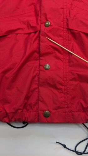 Vintage L.L. Bean Windbreaker Light Jacket Size Small Red