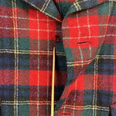 Vintage Pendleton Wool Board Button Up Shirt Size Large Plaid