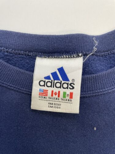 Vintage Adidas Crewneck Sweatshirt Size XL Blue Embroidered