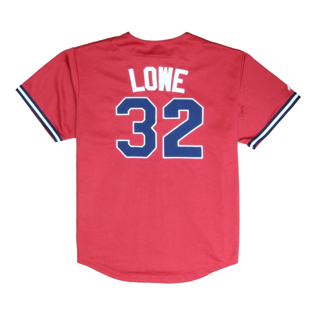 Vintage Boston Red Sox Derek Lowe Majestic Jersey Size XL Red Y2K