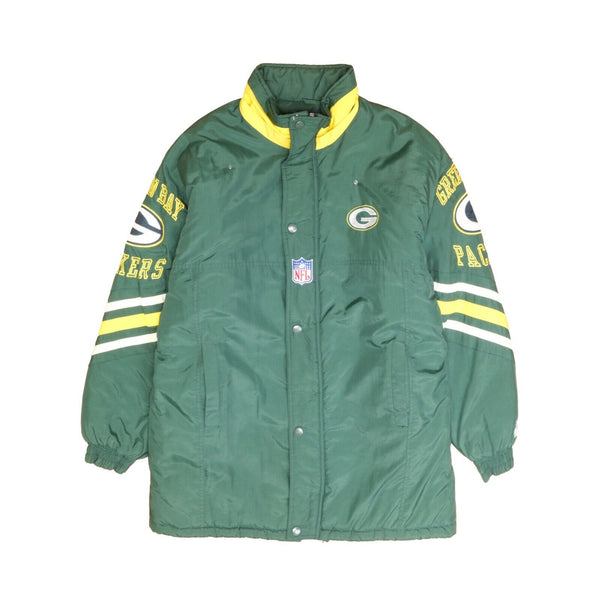 Vintage Green Bay Packers Starter Puffer Jacket Size Medium 90s NFL –  Throwback Vault