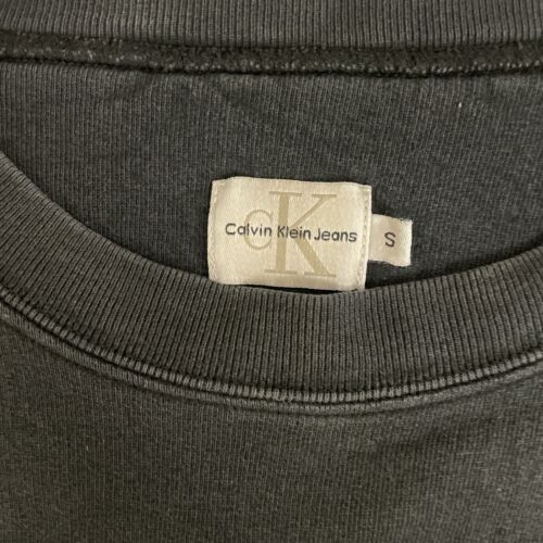 Vintage Calvin Klein Jeans Crewneck Sweatshirt Size Small Black