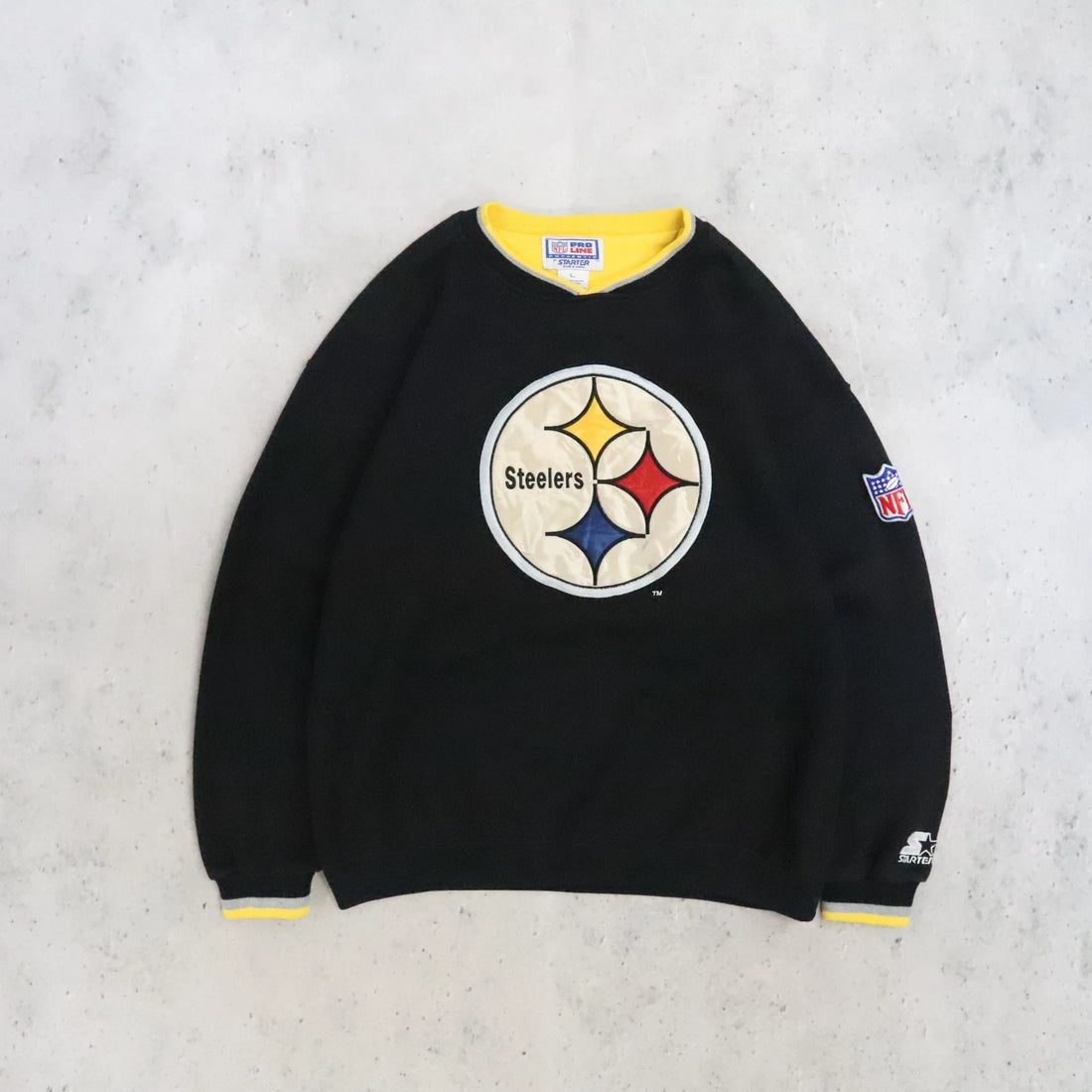 Vintage Pittsburgh Steelers Starter Sweatshirt Size Large 90s NFL