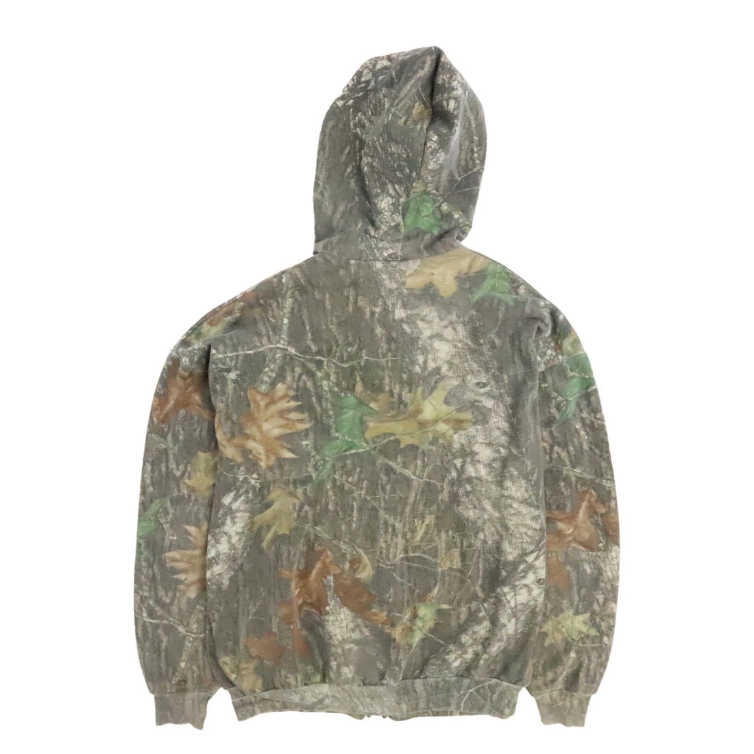 Mossy Oak Breakup Camo Full Zip Sweatshirt Hoodie Size 2XL