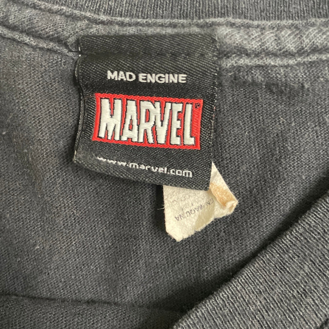 Vintage Marvel Mad Engine T-Shirt Size 2XL X-Men Spider-Man Hulk Iron Man