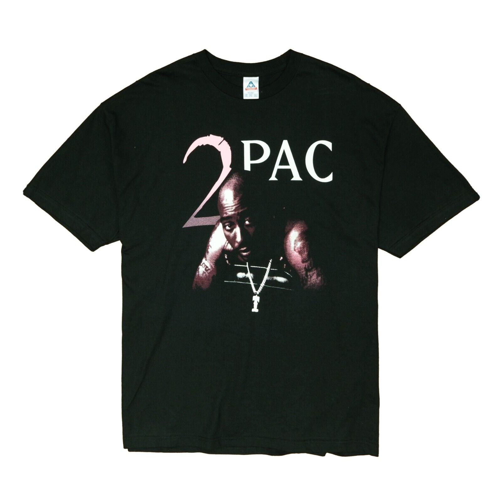 Vintage 2pac Heaven Aint Hard 2 Find T-Shirt Size 2XL Tupac Rap