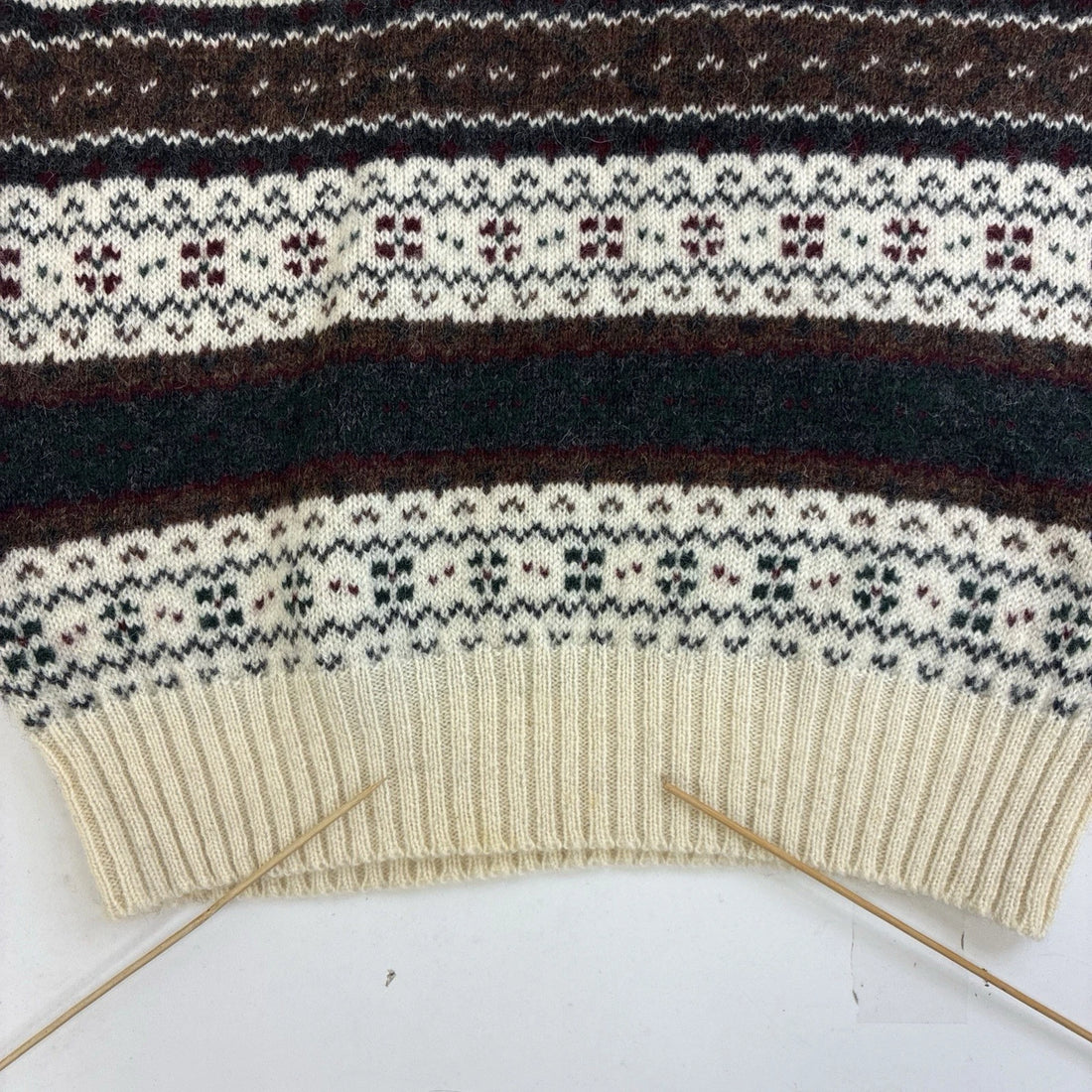 Vintage Wm. H. Leishman Wool Crewneck Sweater Size Small