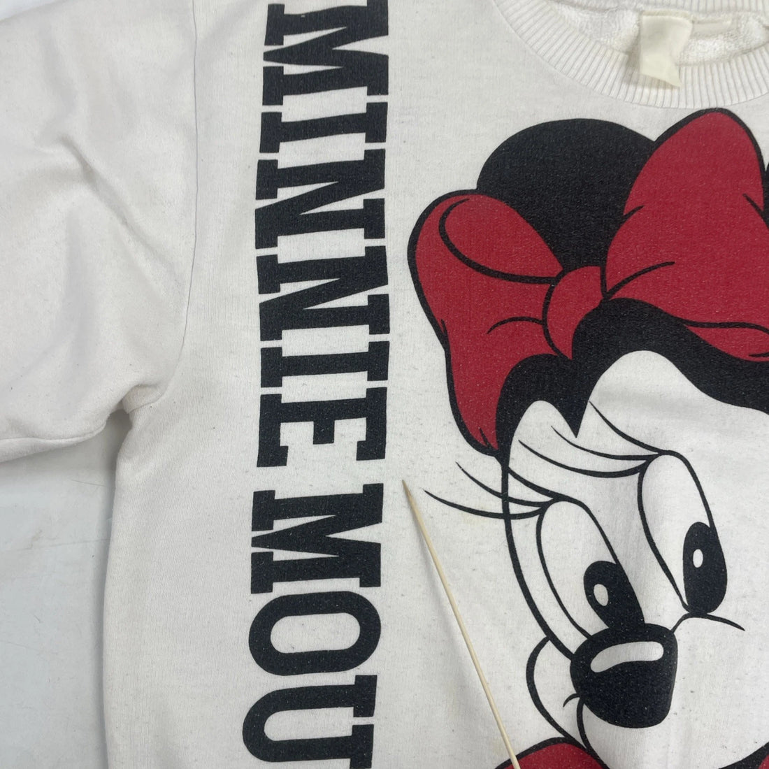 Vintage Minnie Mouse Disney Crewneck Sweatshirt Size XL Double Sided
