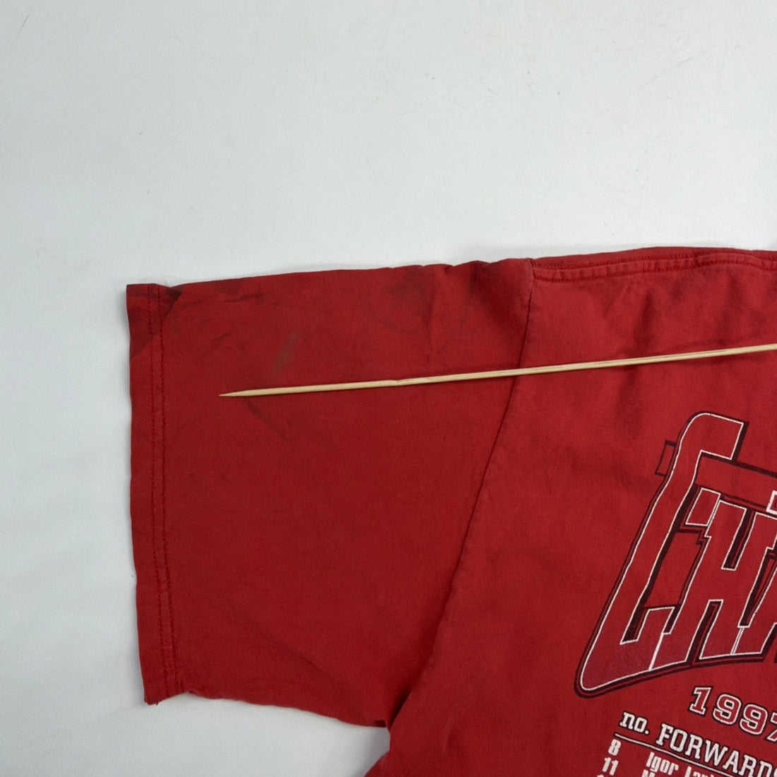 Vintage Detroit Red Wings Stanley Cup Champs T-Shirt Size Large 1997 90s NHL